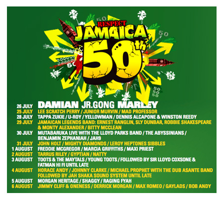 RESPECT JAMAICA 50th
