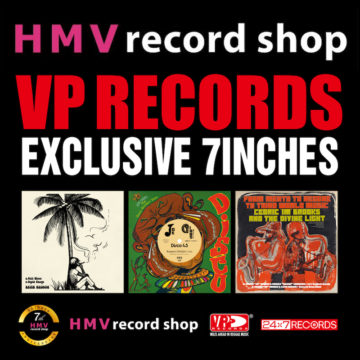 HMV record shop x VP RECORDS - JAPAN EXCLUSIVE 7inch x 3 Titles